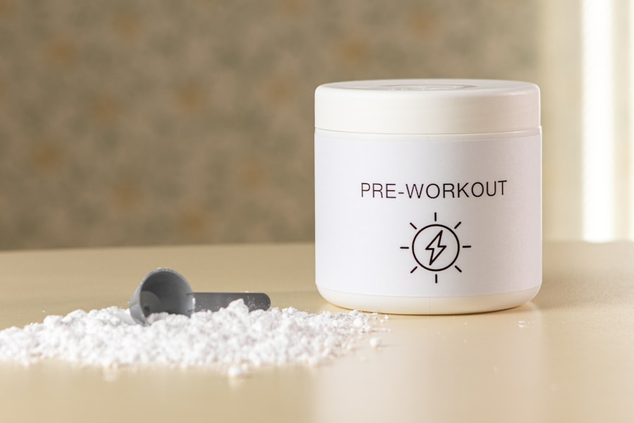 Pre-workout tub